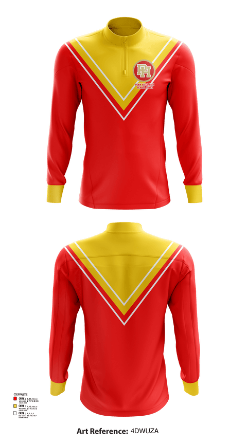 Quarter Zip Jacket, Penn Hills High School Cheer, Cheer, Teamtime, Team time, sublimation, custom sports apparel, team uniforms, spirit wear, spiritwear, sports uniforms, custom shirts, team store, custom team store, fundraiser sports, apparel fundraiser
