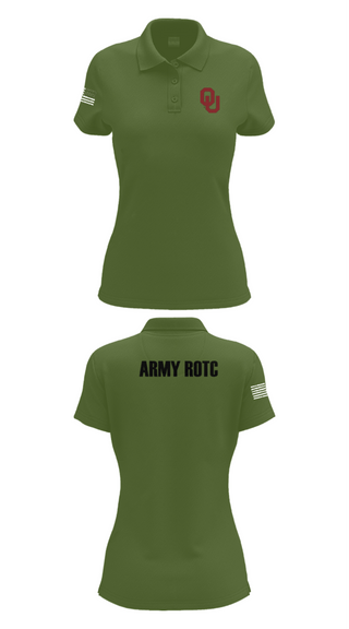 Womens Short Sleeve Performance Polo, OU Army ROTC, Army, Teamtime, Team time, sublimation, custom sports apparel, team uniforms, spirit wear, spiritwear, sports uniforms, custom shirts, team store, custom team store, fundraiser sports, apparel fundraiser