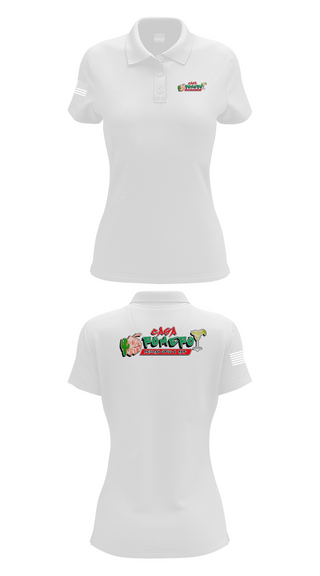 Womens Short Sleeve Performance Polo, Casa Romero mexican grill, , Teamtime, Team time, sublimation, custom sports apparel, team uniforms, spirit wear, spiritwear, sports uniforms, custom shirts, team store, custom team store, fundraiser sports, apparel fundraiser