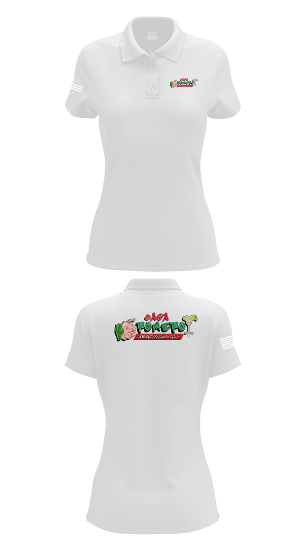 Womens Short Sleeve Performance Polo, Casa Romero mexican grill, , Teamtime, Team time, sublimation, custom sports apparel, team uniforms, spirit wear, spiritwear, sports uniforms, custom shirts, team store, custom team store, fundraiser sports, apparel fundraiser