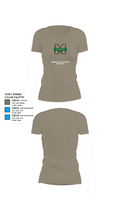 Monahans High School Volleyball 83796178 Women's Short Sleeve V-neck Shirt - 25