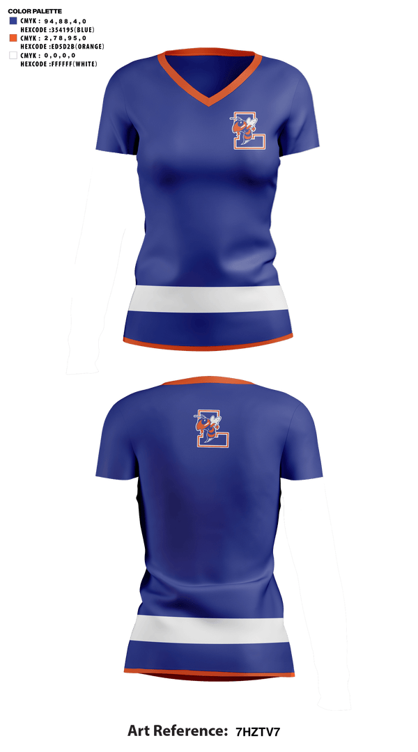 Womens Short Sleeve Vneck Shirt, Lexington Senior High School Cheer, Cheer, Teamtime, Team time, sublimation, custom sports apparel, team uniforms, spirit wear, spiritwear, sports uniforms, custom shirts, team store, custom team store, fundraiser sports, apparel fundraiser