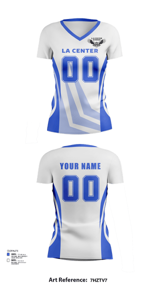 Womens Short Sleeve Vneck Shirt, La Center Middle School Volleyball, Women's Volleyball, Teamtime, Team time, sublimation, custom sports apparel, team uniforms, spirit wear, spiritwear, sports uniforms, custom shirts, team store, custom team store, fundraiser sports, apparel fundraiser