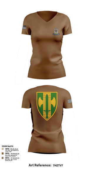 Womens Short Sleeve Vneck Shirt, 615th MP CO, , Teamtime, Team time, sublimation, custom sports apparel, team uniforms, spirit wear, spiritwear, sports uniforms, custom shirts, team store, custom team store, fundraiser sports, apparel fundraiser
