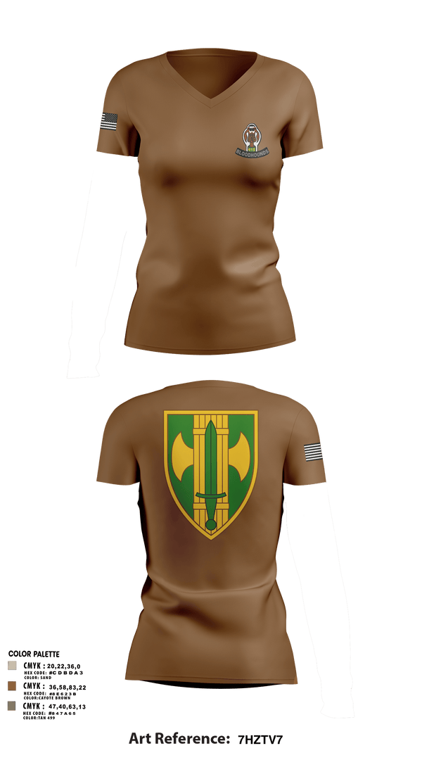 Womens Short Sleeve Vneck Shirt, 615th MP CO, , Teamtime, Team time, sublimation, custom sports apparel, team uniforms, spirit wear, spiritwear, sports uniforms, custom shirts, team store, custom team store, fundraiser sports, apparel fundraiser