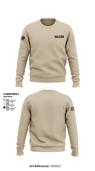 Crew Neck Sweatshirt, Halcón, , Teamtime, Team time, sublimation, custom sports apparel, team uniforms, spirit wear, spiritwear, sports uniforms, custom shirts, team store, custom team store, fundraiser sports, apparel fundraiser