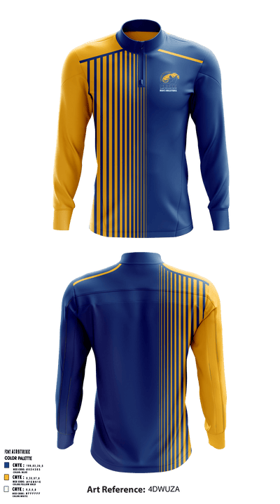 David H Ponitz Career Technology Center Volleyball 45290378 Quarter Zip Jacket - 40