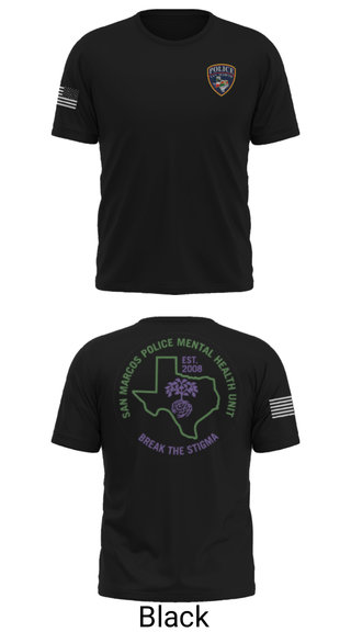 Short Sleeve Performance Shirt, SMPD Mental Health Unit, Police, Teamtime, Team time, sublimation, custom sports apparel, team uniforms, spirit wear, spiritwear, sports uniforms, custom shirts, team store, custom team store, fundraiser sports, apparel fundraiser