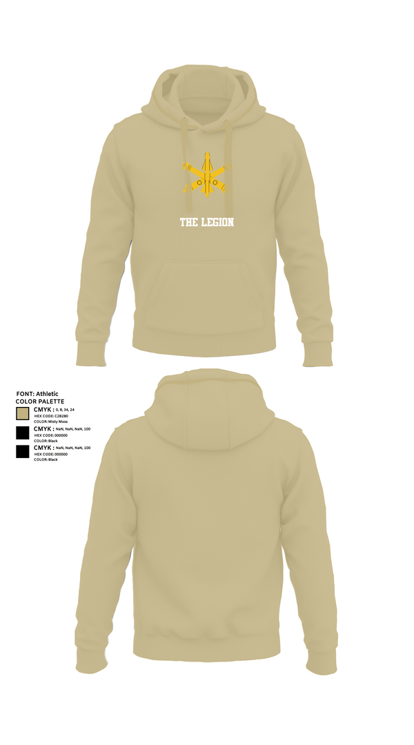 Hoodie, The Legion, , Teamtime, Team time, sublimation, custom sports apparel, team uniforms, spirit wear, spiritwear, sports uniforms, custom shirts, team store, custom team store, fundraiser sports, apparel fundraiser