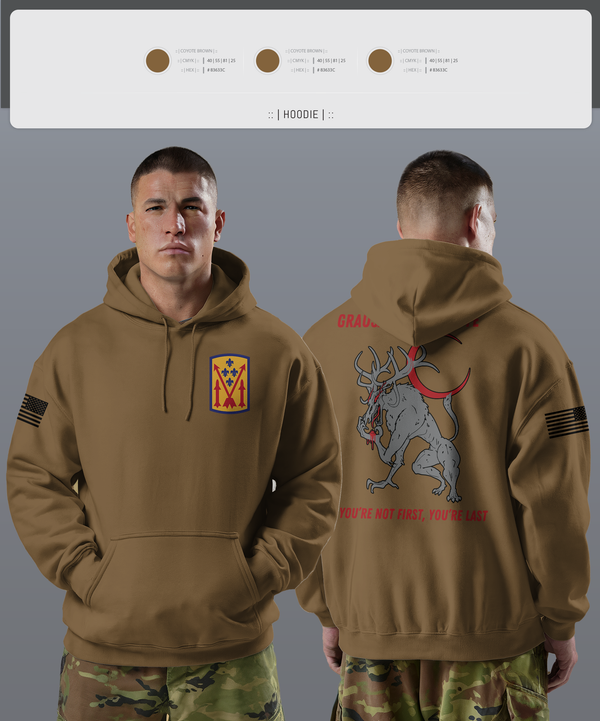 Hoodie, Bravo 1-57 ADAR, Army, Teamtime, Team time, sublimation, custom sports apparel, team uniforms, spirit wear, spiritwear, sports uniforms, custom shirts, team store, custom team store, fundraiser sports, apparel fundraiser