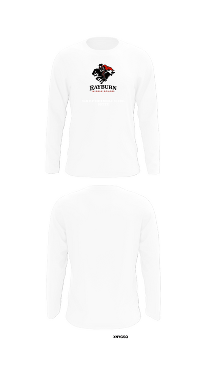 Sam Rayburn Middle School Soccer 53581455 Long Sleeve Performance Shirt - 8