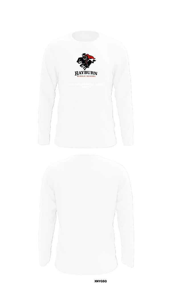 Long Sleeve Performance Shirt, Sam Rayburn Middle School Soccer, Men's Soccer, Teamtime, Team time, sublimation, custom sports apparel, team uniforms, spirit wear, spiritwear, sports uniforms, custom shirts, team store, custom team store, fundraiser sports, apparel fundraiser
