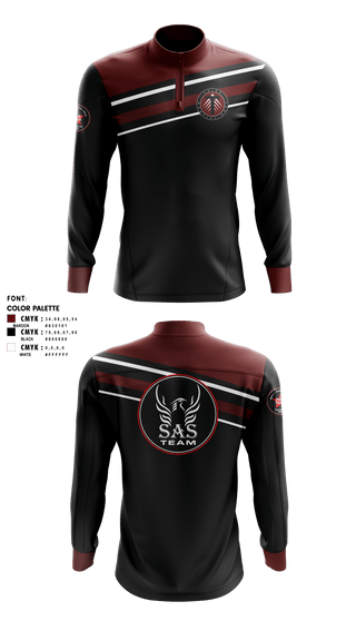 Quarter Zip Jacket, TRIBE, Wrestling, Teamtime, Team time, sublimation, custom sports apparel, team uniforms, spirit wear, spiritwear, sports uniforms, custom shirts, team store, custom team store, fundraiser sports, apparel fundraiser