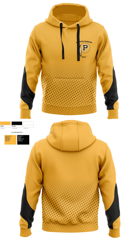Hoodie, Pontotoc High School Golf, Golf, Teamtime, Team time, sublimation, custom sports apparel, team uniforms, spirit wear, spiritwear, sports uniforms, custom shirts, team store, custom team store, fundraiser sports, apparel fundraiser