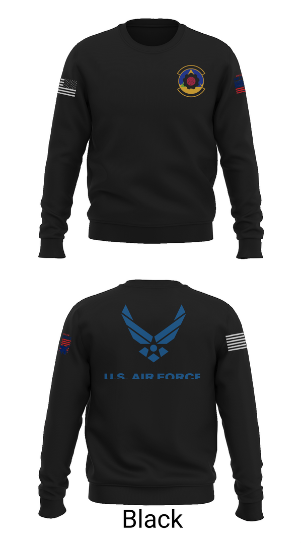 Crew Neck Sweatshirt, 4th Component Maintenance Squadron, , Teamtime, Team time, sublimation, custom sports apparel, team uniforms, spirit wear, spiritwear, sports uniforms, custom shirts, team store, custom team store, fundraiser sports, apparel fundraiser
