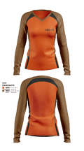 ARG3X 51558368 Women's Long Sleeve V-neck Shirt - 1