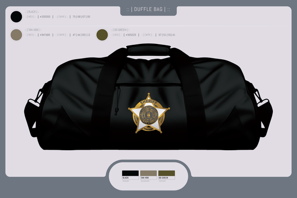 Duffle Bag, Deputy Cleveland, Police, Teamtime, Team time, sublimation, custom sports apparel, team uniforms, spirit wear, spiritwear, sports uniforms, custom shirts, team store, custom team store, fundraiser sports, apparel fundraiser