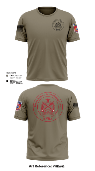 Short Sleeve Performance Shirt, B.N.R.A, Army, Teamtime, Team time, sublimation, custom sports apparel, team uniforms, spirit wear, spiritwear, sports uniforms, custom shirts, team store, custom team store, fundraiser sports, apparel fundraiser