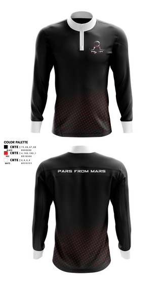 Quarter Zip Jacket, PARS FROM MARS, Golf, Teamtime, Team time, sublimation, custom sports apparel, team uniforms, spirit wear, spiritwear, sports uniforms, custom shirts, team store, custom team store, fundraiser sports, apparel fundraiser