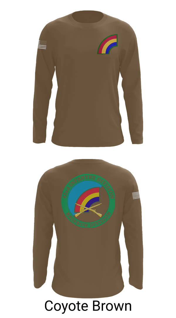 Long Sleeve Performance Shirt, 42nd ID, Army, Teamtime, Team time, sublimation, custom sports apparel, team uniforms, spirit wear, spiritwear, sports uniforms, custom shirts, team store, custom team store, fundraiser sports, apparel fundraiser