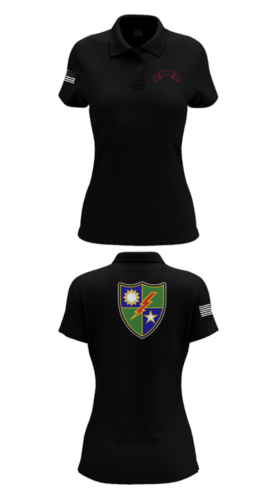 75th Ranger Regiment 53638422 Women's Short Sleeve Performance Polo  - 35