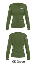 106 51061547 Women's Long Sleeve V-neck Shirt -1 57