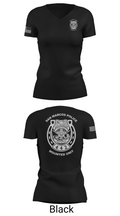 San Marcos Police Mounted Unit 48191371 Women's Short Sleeve V-neck Shirt - 27
