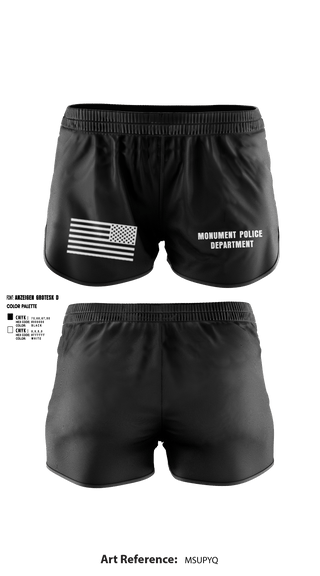 Ranger Panties, Monument Police Department, Police, Teamtime, Team time, sublimation, custom sports apparel, team uniforms, spirit wear, spiritwear, sports uniforms, custom shirts, team store, custom team store, fundraiser sports, apparel fundraiser