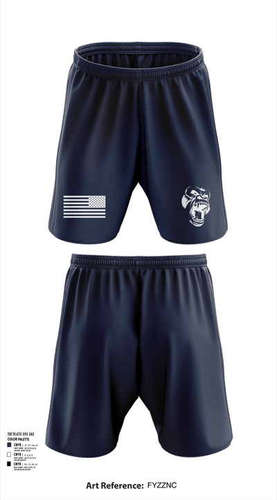 USS CARL VINSON 40544561 Athletic Shorts With Pockets - 124