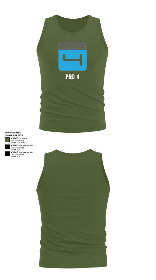 Tank Top, Pro 4, , Teamtime, Team time, sublimation, custom sports apparel, team uniforms, spirit wear, spiritwear, sports uniforms, custom shirts, team store, custom team store, fundraiser sports, apparel fundraiser