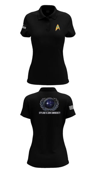 Womens Short Sleeve Performance Polo, UFP, Air Force, Teamtime, Team time, sublimation, custom sports apparel, team uniforms, spirit wear, spiritwear, sports uniforms, custom shirts, team store, custom team store, fundraiser sports, apparel fundraiser