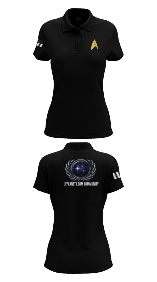 Womens Short Sleeve Performance Polo, UFP, Air Force, Teamtime, Team time, sublimation, custom sports apparel, team uniforms, spirit wear, spiritwear, sports uniforms, custom shirts, team store, custom team store, fundraiser sports, apparel fundraiser