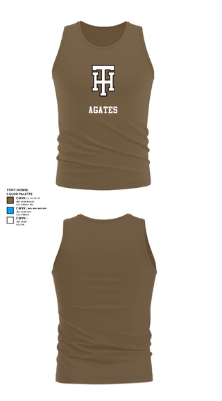 Tank Top, Agates, Men's Basketball, Teamtime, Team time, sublimation, custom sports apparel, team uniforms, spirit wear, spiritwear, sports uniforms, custom shirts, team store, custom team store, fundraiser sports, apparel fundraiser