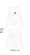 DMV HOOPSTARZ 88350865 Women's Long Sleeve V-neck Shirt - 15