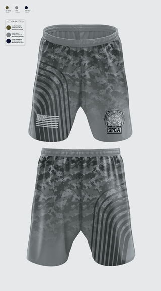 Athletic Shorts With Pockets, Mohawk Hudson Humane Society, Law Enforcement Division, Police, Teamtime, Team time, sublimation, custom sports apparel, team uniforms, spirit wear, spiritwear, sports uniforms, custom shirts, team store, custom team store, fundraiser sports, apparel fundraiser