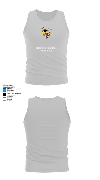 Tank Top, Sabinal High School Basketball, Men's Basketball, Teamtime, Team time, sublimation, custom sports apparel, team uniforms, spirit wear, spiritwear, sports uniforms, custom shirts, team store, custom team store, fundraiser sports, apparel fundraiser