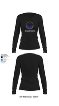 USS ALBANY SSN-753 81677877 Women's Long Sleeve V-neck Shirt - 21
