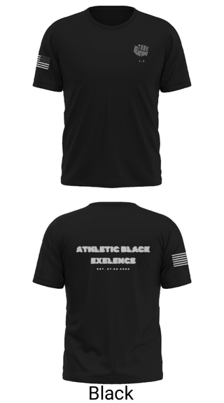Old School Cotton Feel Shirt, Athletic Black Excellence, Track & Field, Teamtime, Team time, sublimation, custom sports apparel, team uniforms, spirit wear, spiritwear, sports uniforms, custom shirts, team store, custom team store, fundraiser sports, apparel fundraiser