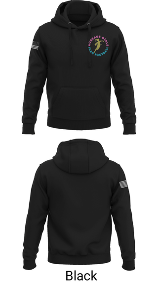 Hoodie, Acreage Girls Flag Football, Football, Teamtime, Team time, sublimation, custom sports apparel, team uniforms, spirit wear, spiritwear, sports uniforms, custom shirts, team store, custom team store, fundraiser sports, apparel fundraiser