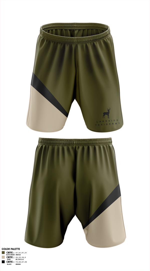 Athletic Shorts With Pockets, Lakeside Taxidermy, , Teamtime, Team time, sublimation, custom sports apparel, team uniforms, spirit wear, spiritwear, sports uniforms, custom shirts, team store, custom team store, fundraiser sports, apparel fundraiser
