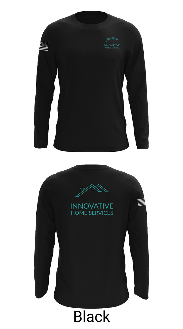 Long Sleeve Performance Shirt, Innovative Home Services, , Teamtime, Team time, sublimation, custom sports apparel, team uniforms, spirit wear, spiritwear, sports uniforms, custom shirts, team store, custom team store, fundraiser sports, apparel fundraiser