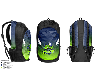 Gear Bag, Northeast Toros Football, Football, Teamtime, Team time, sublimation, custom sports apparel, team uniforms, spirit wear, spiritwear, sports uniforms, custom shirts, team store, custom team store, fundraiser sports, apparel fundraiser