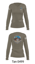 Detachment 1, 3rd Combat Weather Sqd 68533105 Women's Long Sleeve V-neck Shirt -1 77