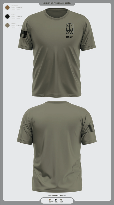 31st Air Defense Artillery Brigade 63211625 Short Sleeve Performance Shirt - 14