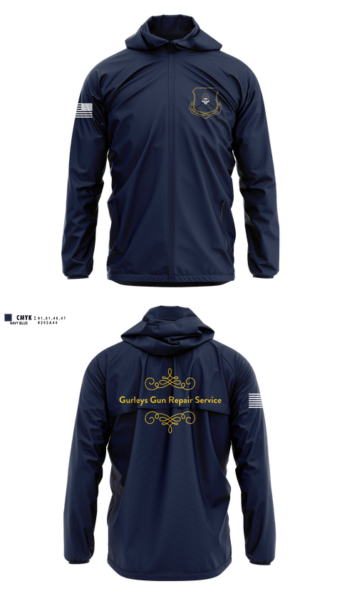 Windbreaker, Gurley's Gun Repair Service LLC, , Teamtime, Team time, sublimation, custom sports apparel, team uniforms, spirit wear, spiritwear, sports uniforms, custom shirts, team store, custom team store, fundraiser sports, apparel fundraiser