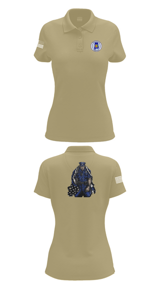 Womens Short Sleeve Performance Polo, Alabama Department of Corrections, Police, Teamtime, Team time, sublimation, custom sports apparel, team uniforms, spirit wear, spiritwear, sports uniforms, custom shirts, team store, custom team store, fundraiser sports, apparel fundraiser