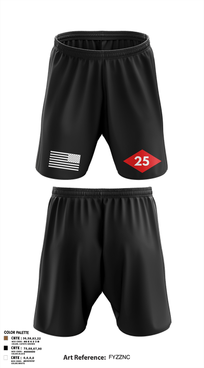 NMCB 25 CTG 56.2 1038255 Athletic Shorts With Pockets - 107