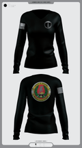 IMC 23802976 Women's Long Sleeve V-neck Shirt - 4