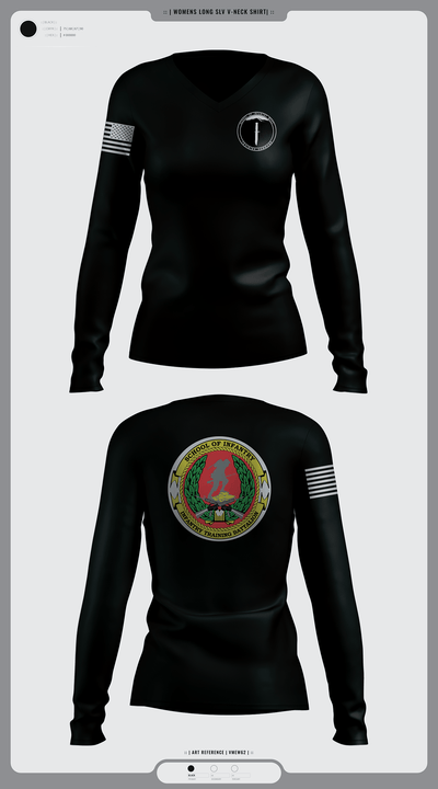 IMC 23802976 Women's Long Sleeve V-neck Shirt - 4