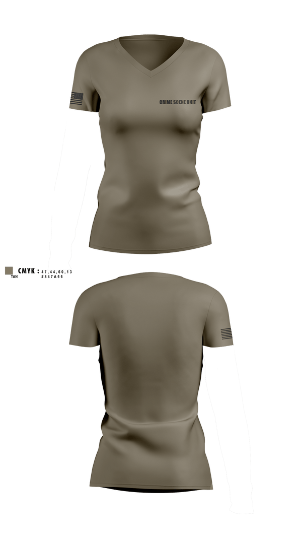 Womens Short Sleeve Vneck Shirt, Crime Scene Unit, , Teamtime, Team time, sublimation, custom sports apparel, team uniforms, spirit wear, spiritwear, sports uniforms, custom shirts, team store, custom team store, fundraiser sports, apparel fundraiser